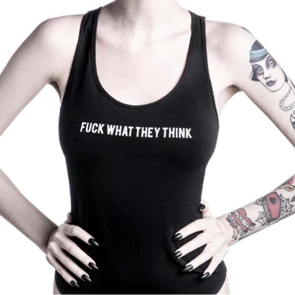 NEW Killstar Strappy Back Bodysuit